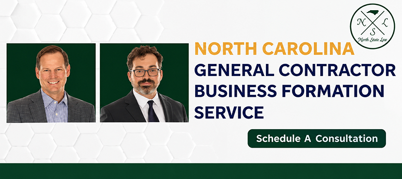 North Carolina General Contractor Business Formation Service-image