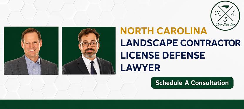North Carolina Landscape Contractor License Defense Lawyer-image